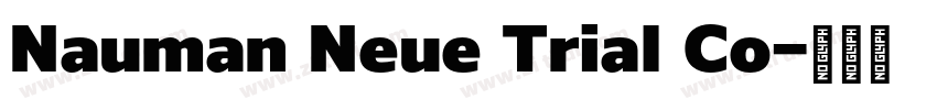 Nauman Neue Trial Co字体转换